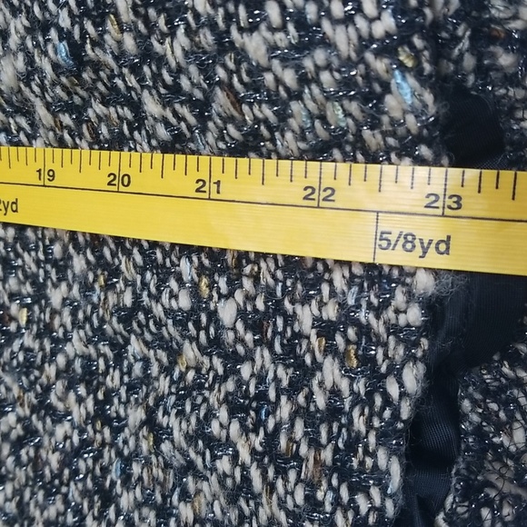 Zarah Vintage Woman Fringed, Lined, Tweed Skirt  Size 10 - Picture 7 of 14